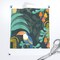 Rainforest Damask Dark Tropical Forest Exotic Birds Fruit Soft Orange Coral Salmon Bright Pastel Boho Yellow Mint Blue Large Scale Custom Removable Wallpaper by Spoonflower Peel & Stick Wallpaper 2FT Wide